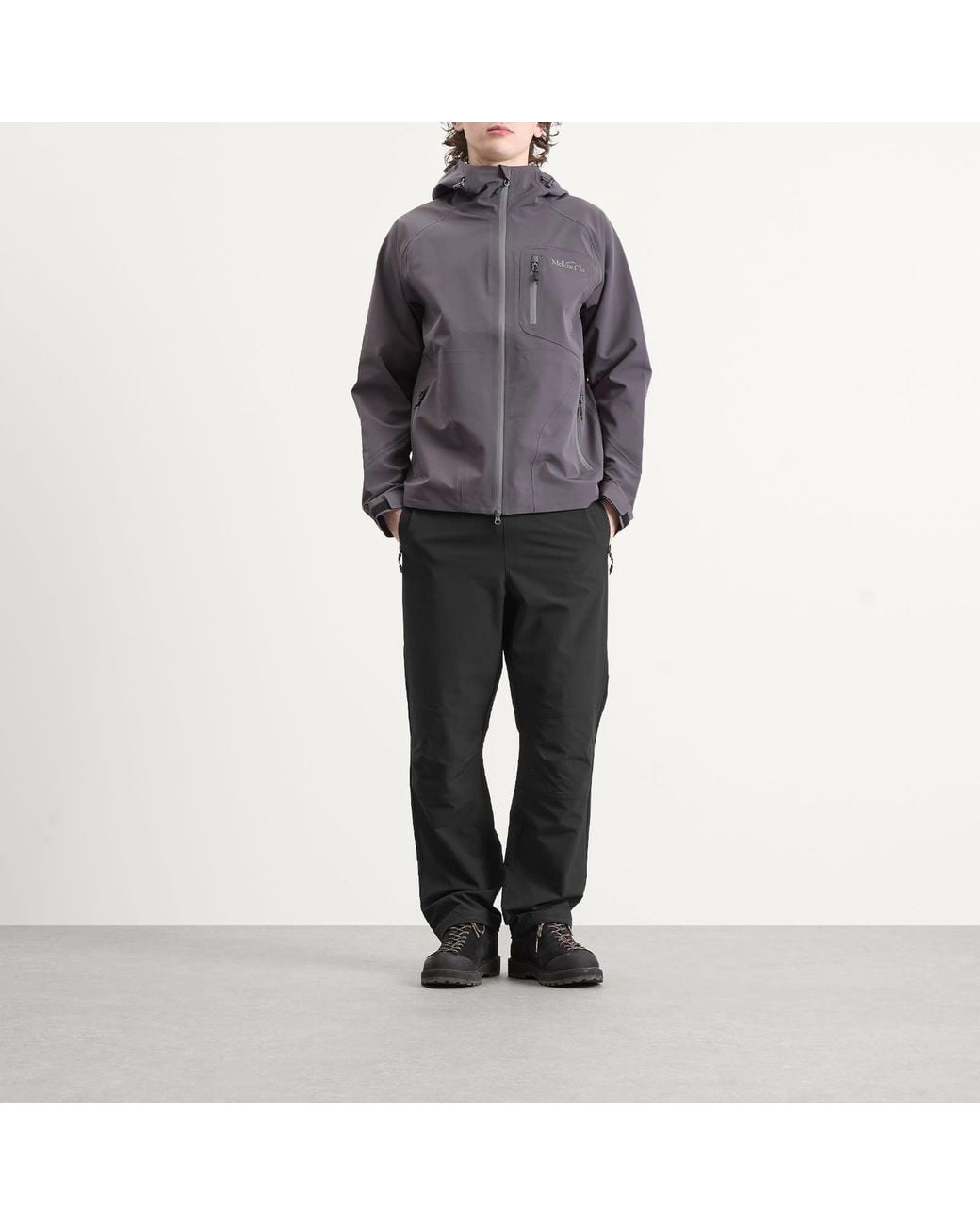 Mellow Clo Gray Boulder Trousers for men