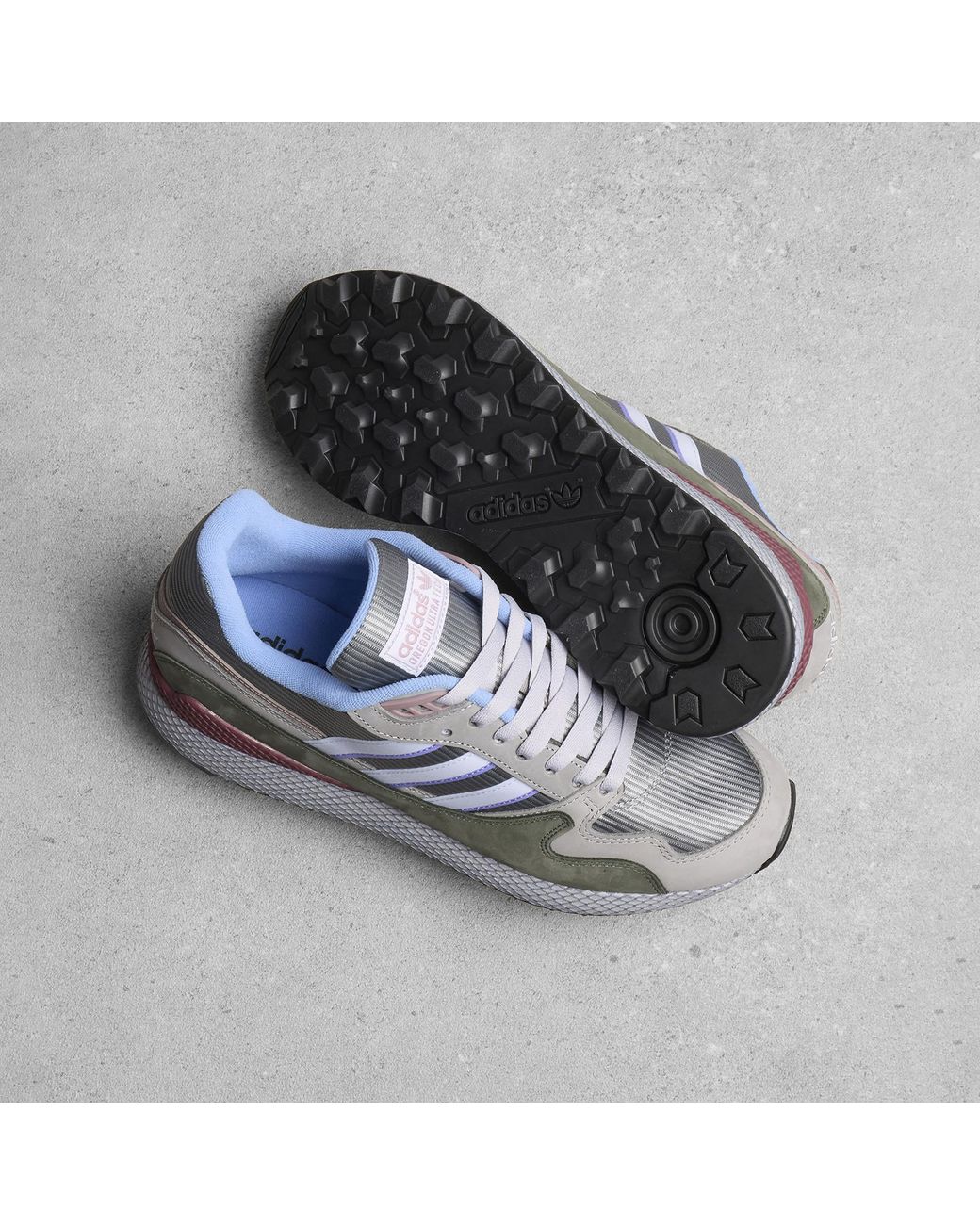 Adidas Gray Orgn Ultra Tech Sneaker for men