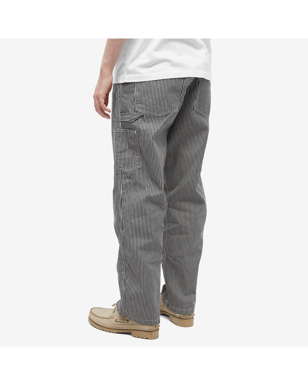Carhartt Terrell Hickory Stripe Single Knee Pant in Grey for Men