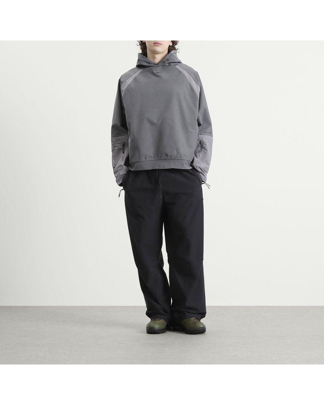 Nike Gray Tech Shori Utility Hoodie for men