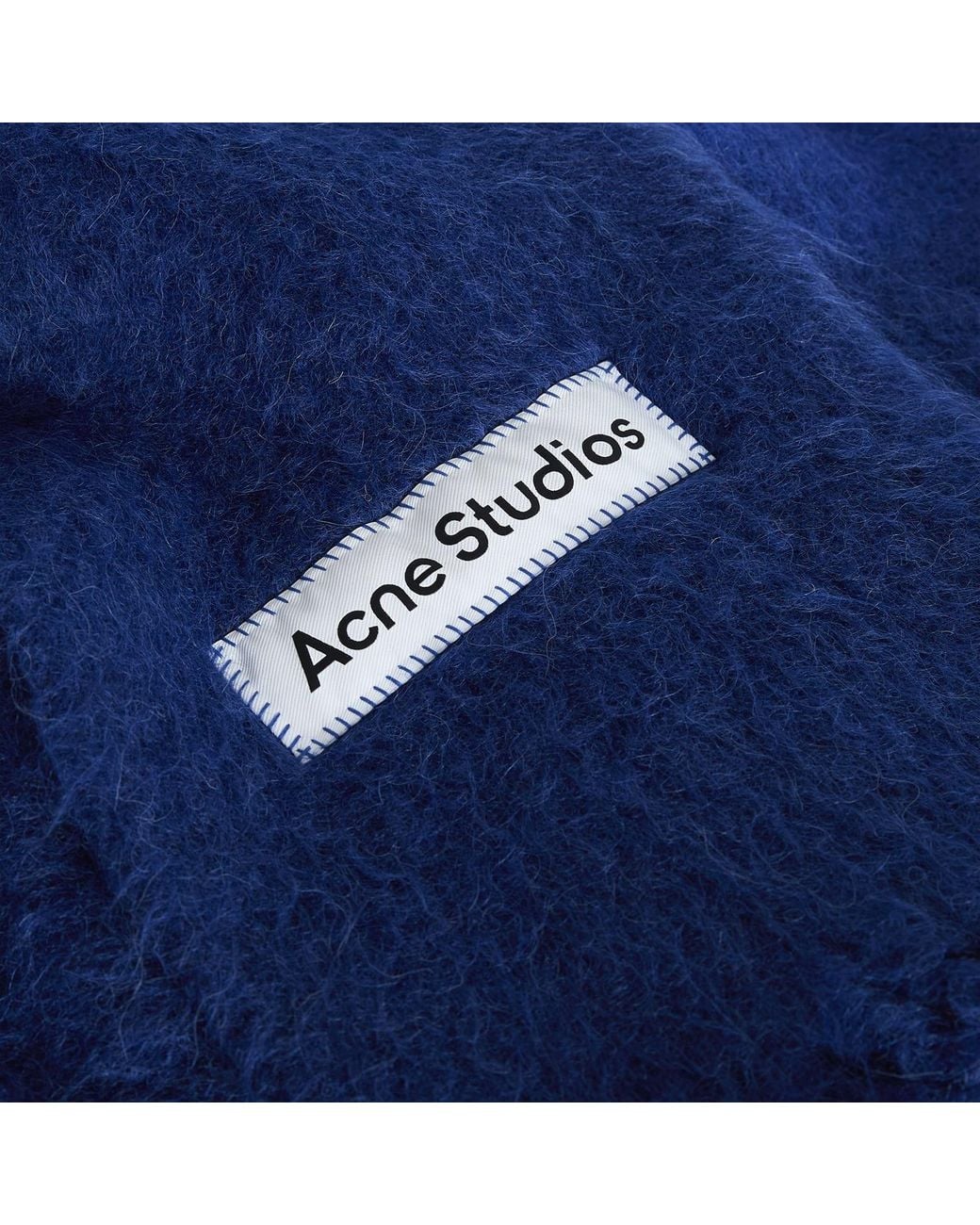 Acne Blue Vally Dip Dye Scarf
