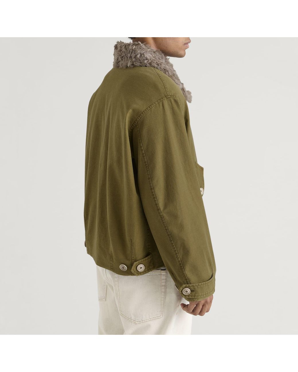 Our Legacy Green Pigment Knife Edge Twill Aerial Jacket for men
