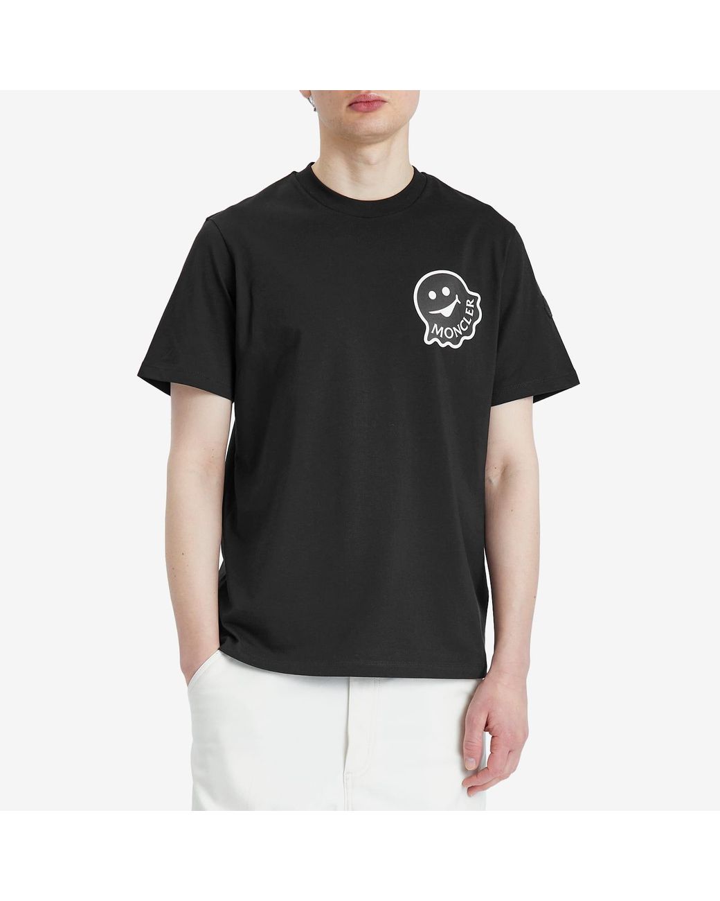 MONCLER ゴーストTシャツ ブラックゴーストロゴTシャツ | WE IN STYLE