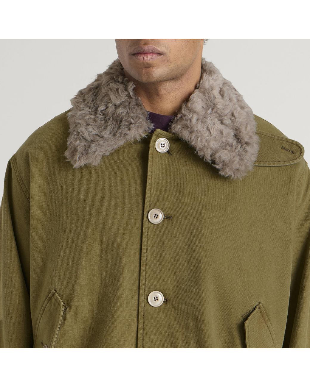 Our Legacy Green Pigment Knife Edge Twill Aerial Jacket for men