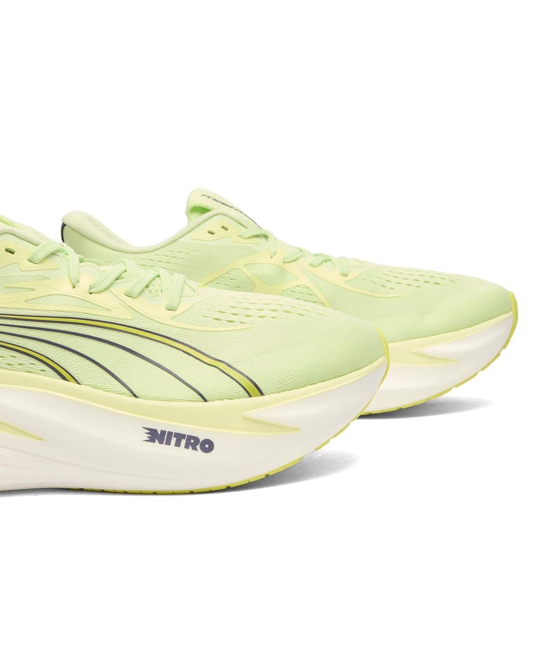 PUMA White Magmax Nitro 2 Sneaker for men