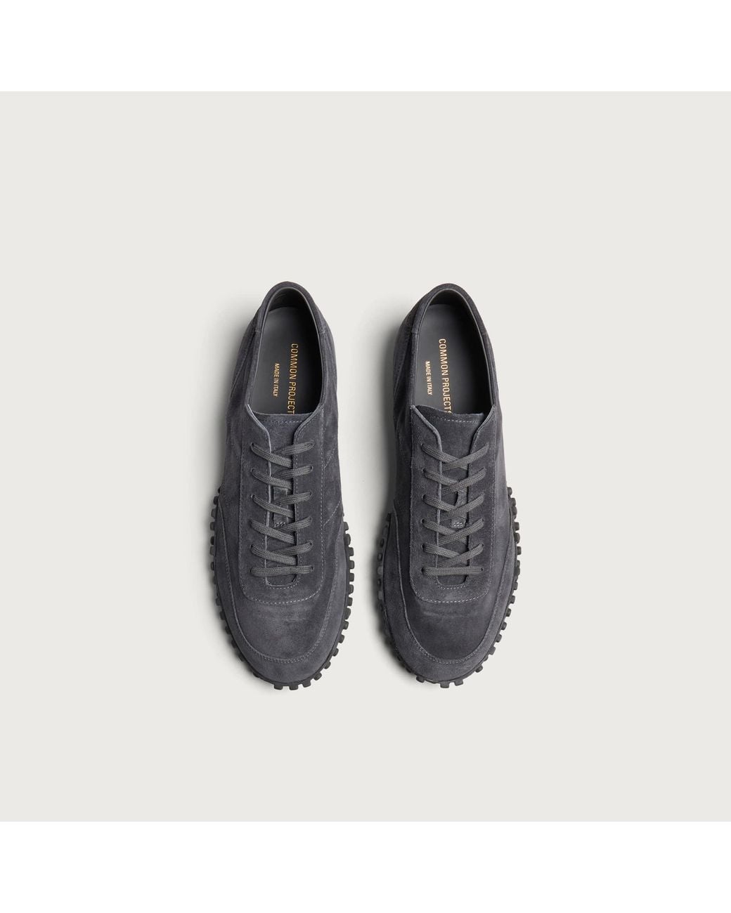 Common Projects Black Minimal Runner Seventy Suede Sneaker for men