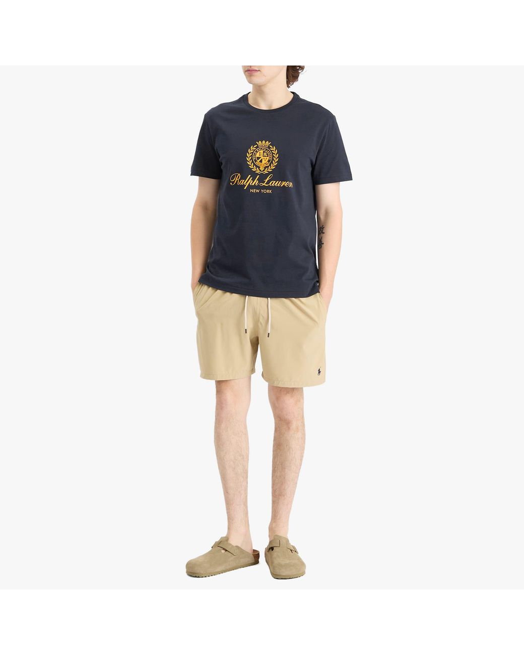 Polo Ralph Lauren Blue Crest Logo T-Shirt for men