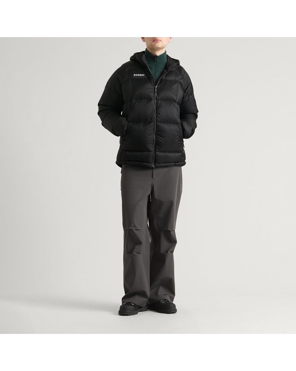 Mammut Black Glacier Glow Down Jacket for men