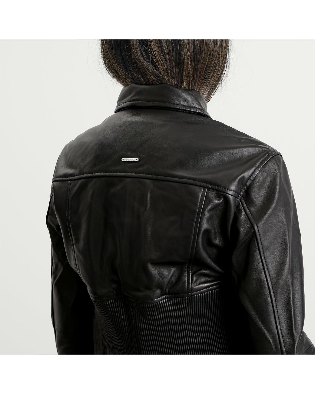 Deadwood Black Angel Recycled Leather Jacket