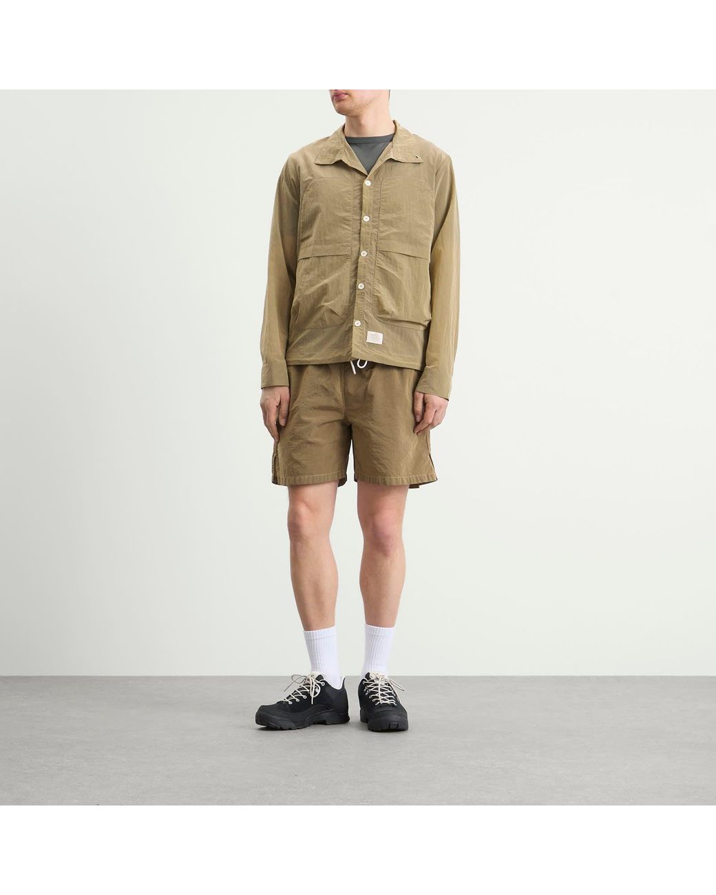 RANRA Keel Canvas Nylon Shorts in Green for Men | Lyst