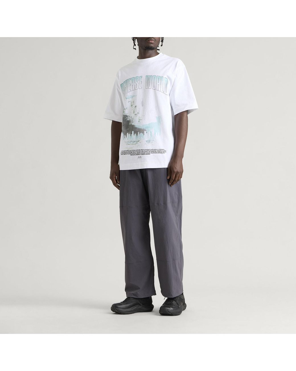 Oakley Blue Reverse World T-Shirt for men