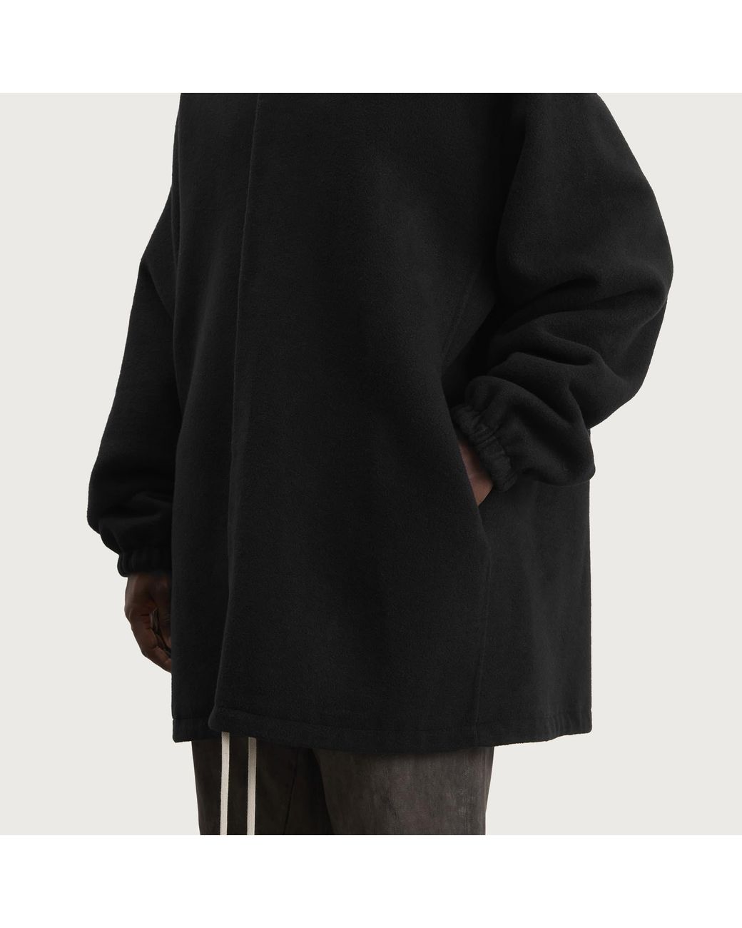 Rick Owens Black Hooded Tour Jacket for men