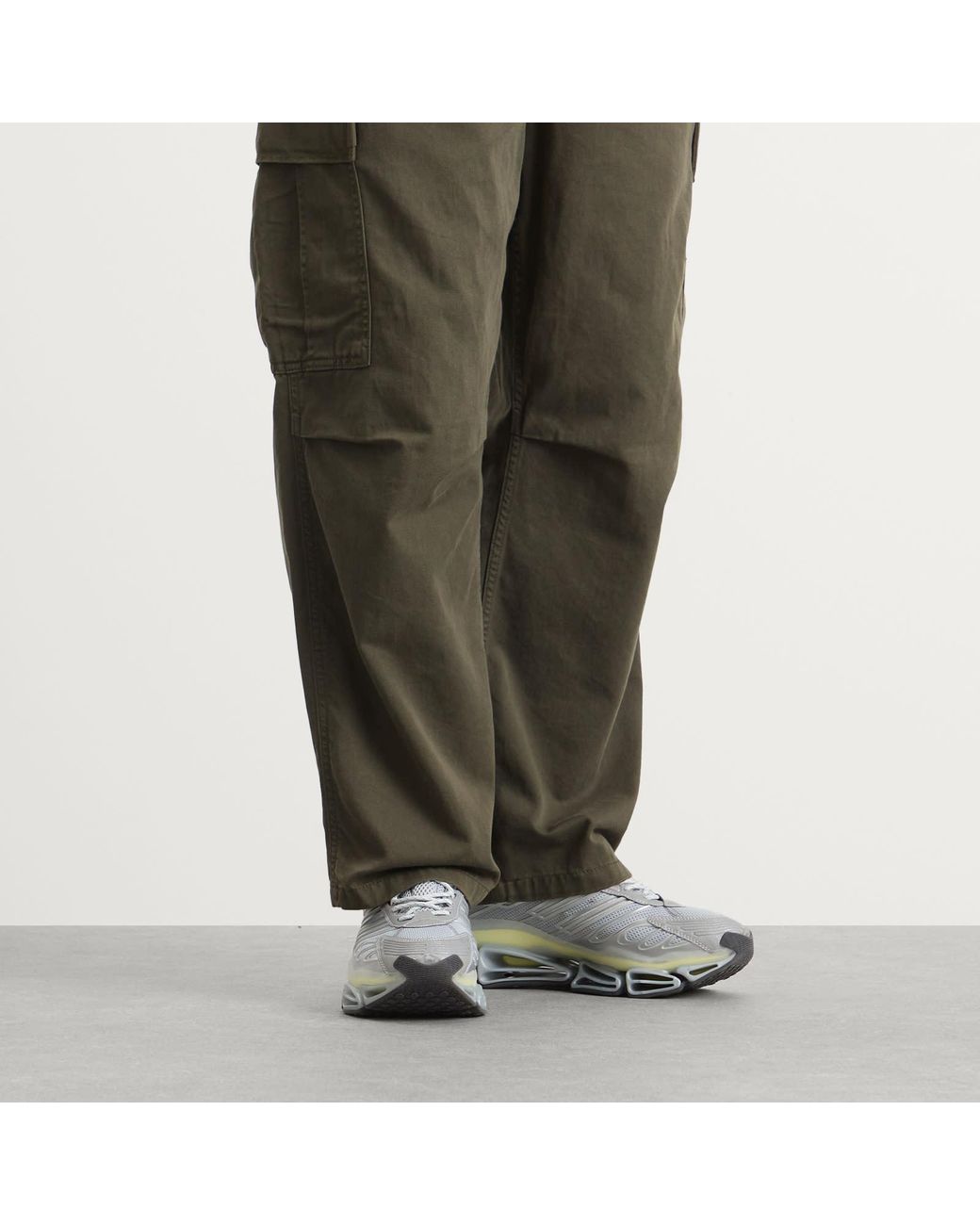 Adidas White Megaride Ag Sneaker for men