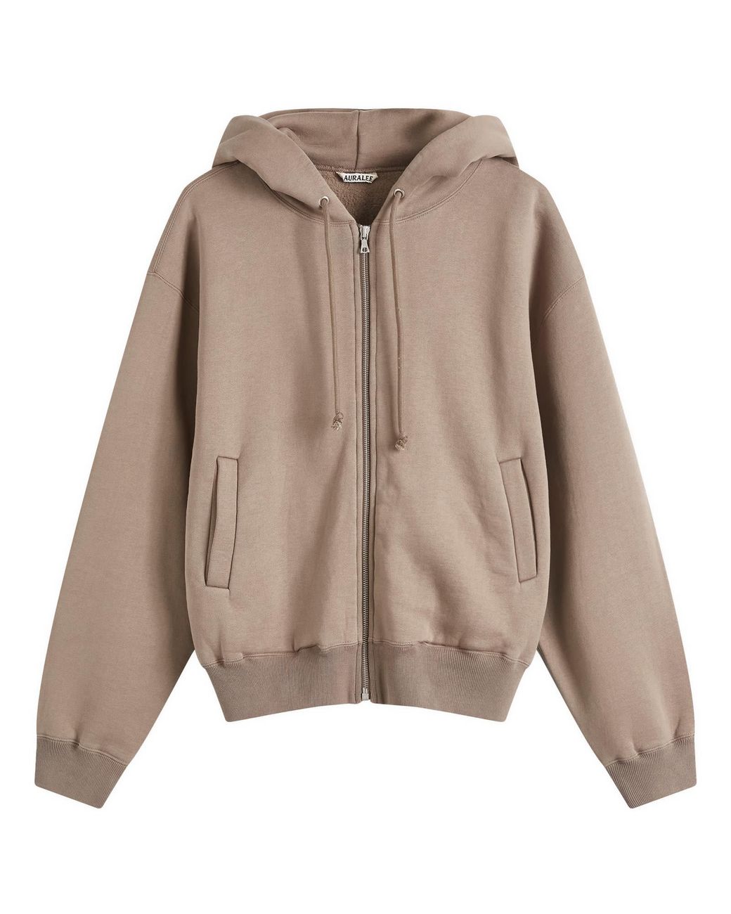 SMOOTH SOFT SWEAT ZIP PARKA (A23SP01TU) | AURALEE / Tops