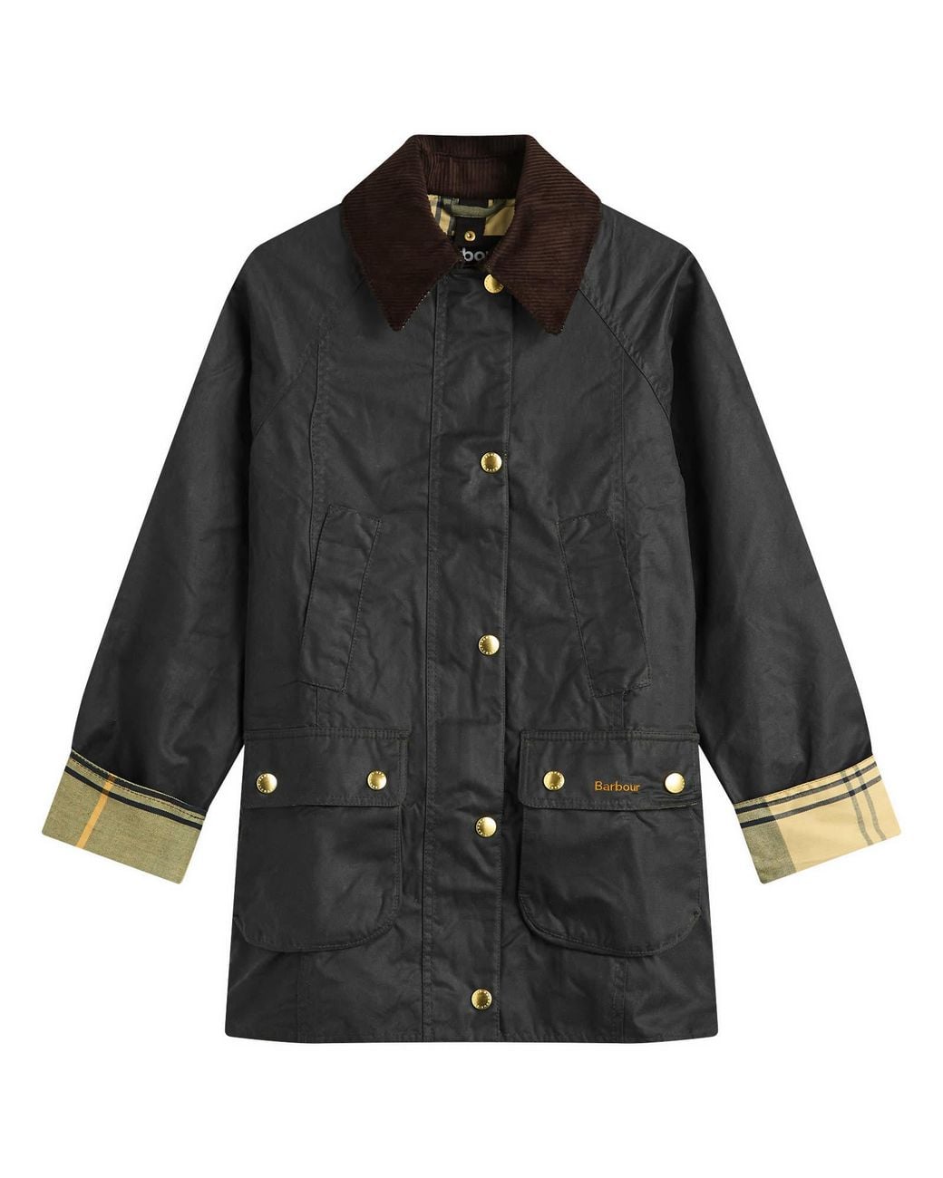 Barbour Black Modern Beadnell Wax Jacket