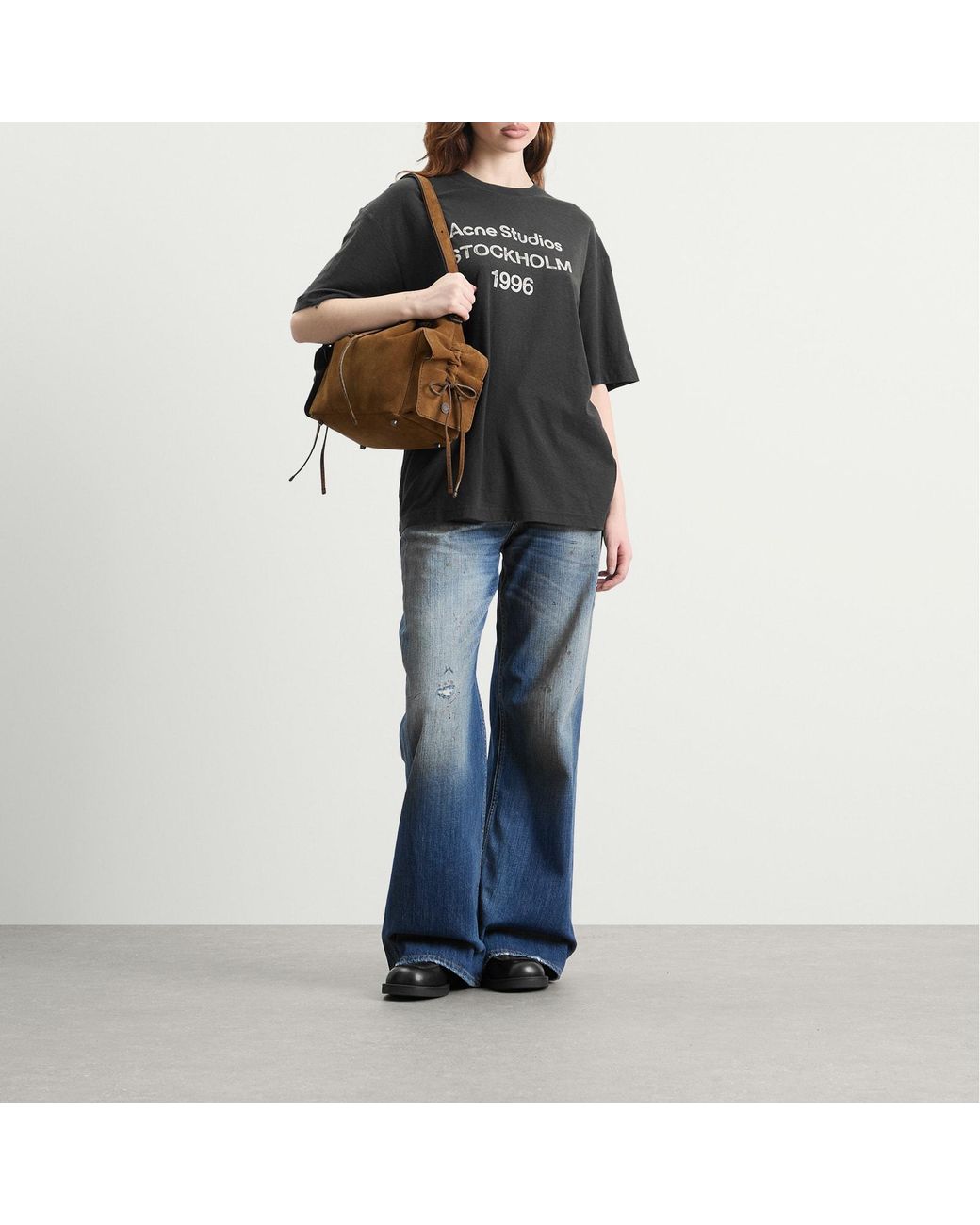 Acne Black Exford 1996 T-Shirt