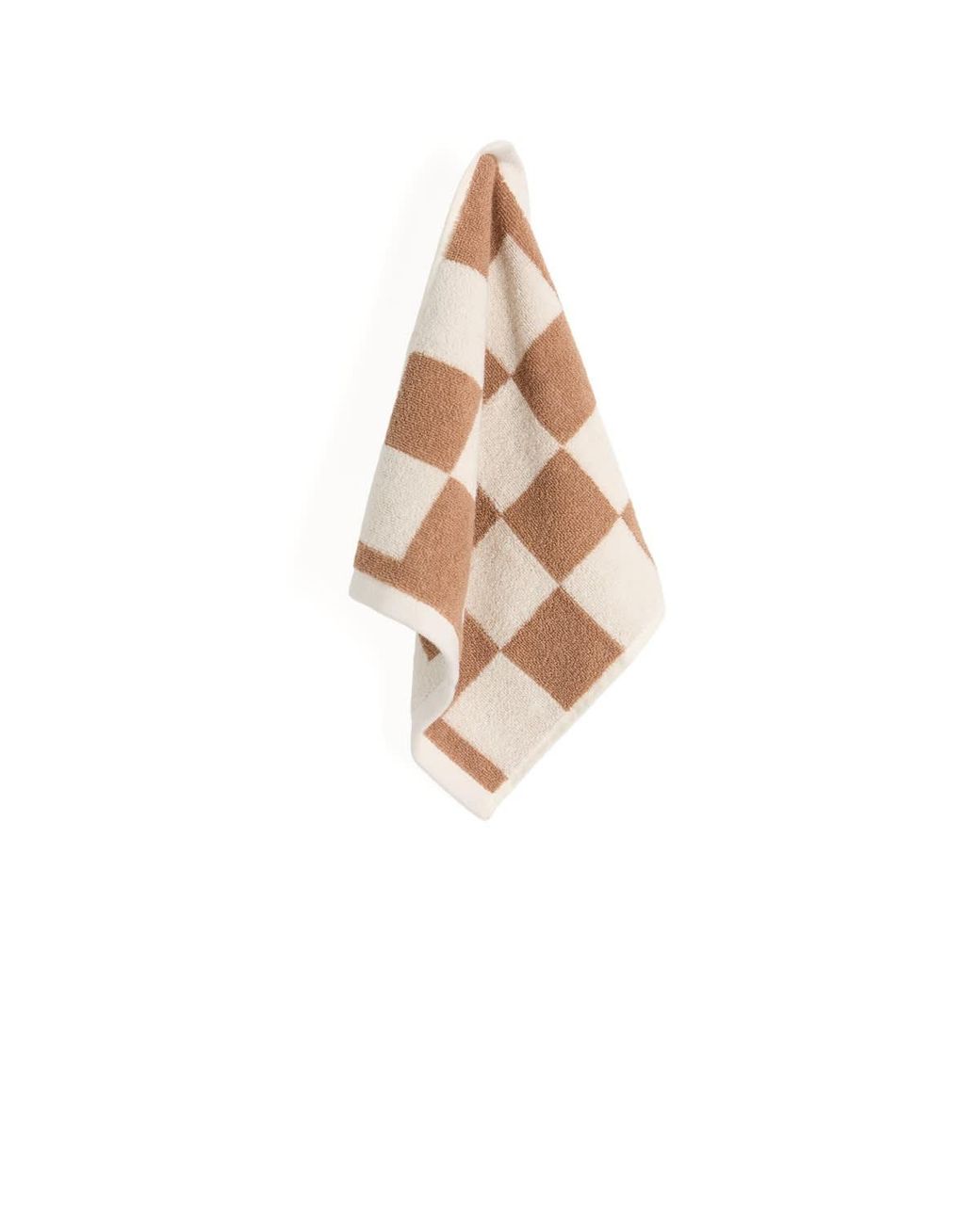 Hay White Check Wash Cloth