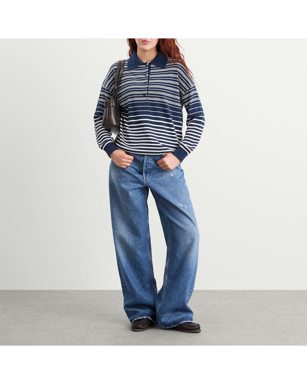 OSOI Black Shoulder Brocle Mini Bag