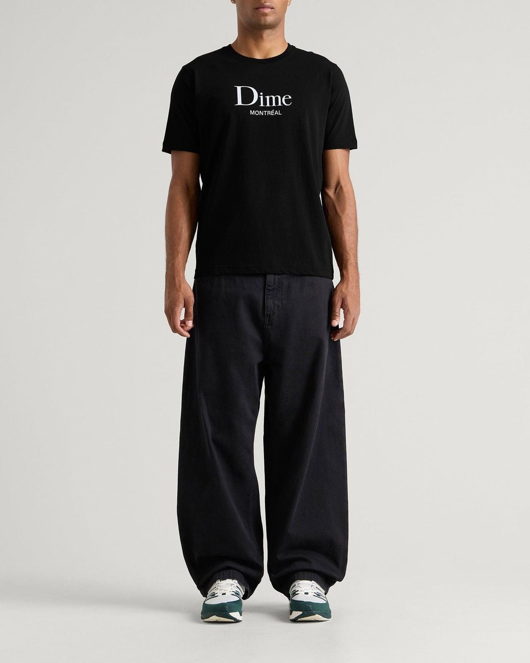 Dime Black Classic Mtl T-Shirt for men