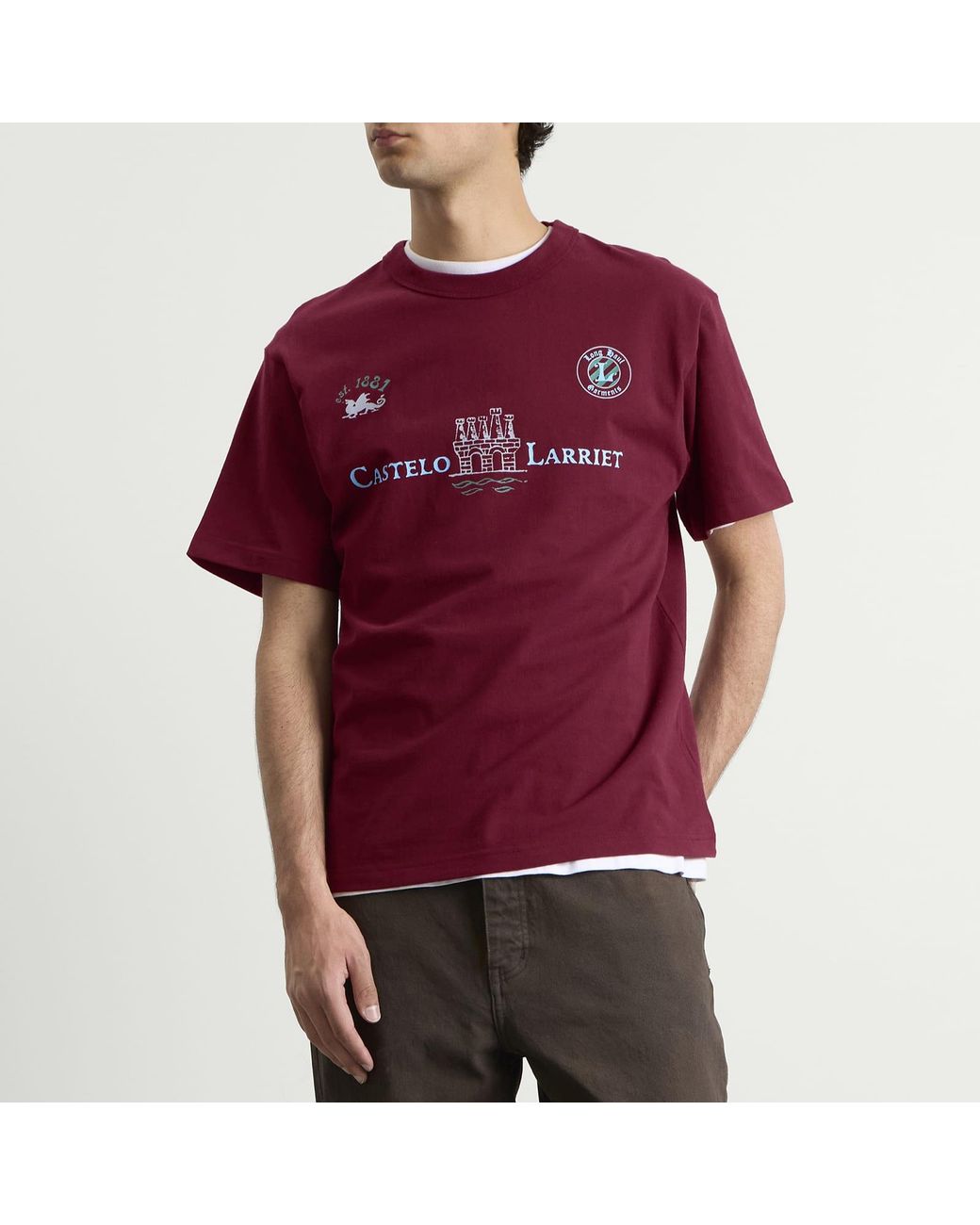 Larriet Purple Castelo T-Shirt for men