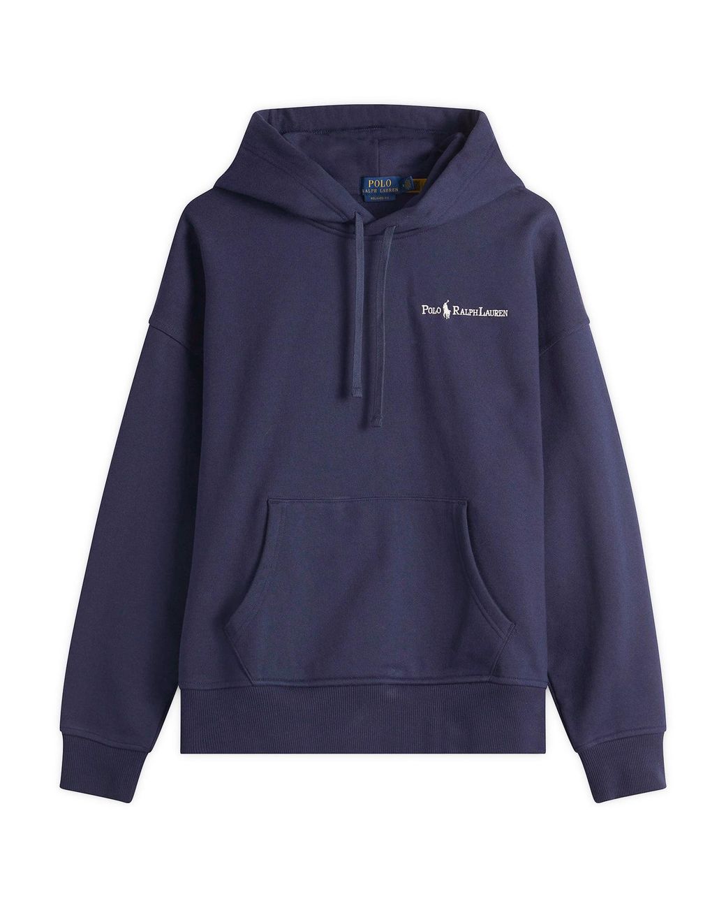 送料関税込_Polo Ralph Lauren Embroidered Chest Logo Hoodie Polo Ralph Lauren Embroidered Chest Logo Hoodie in Blue for