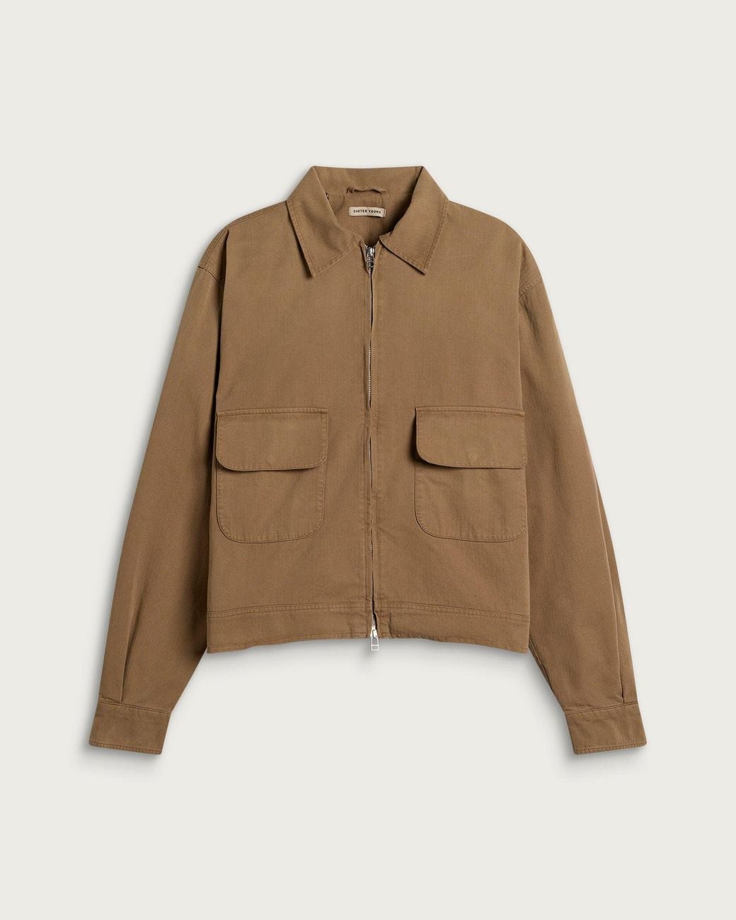 Carter Young Natural Herringbone Andover Jacket for men