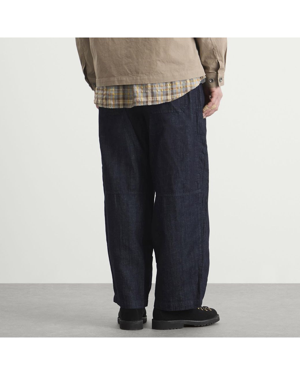 FRIZMWORKS Blue Denim Balloon Pants for men