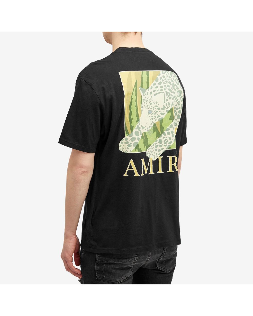 【AMIRI】LEOPARD T-SHIRT Amiri Leopard T-Shirt in Black for Men | Lyst Canada