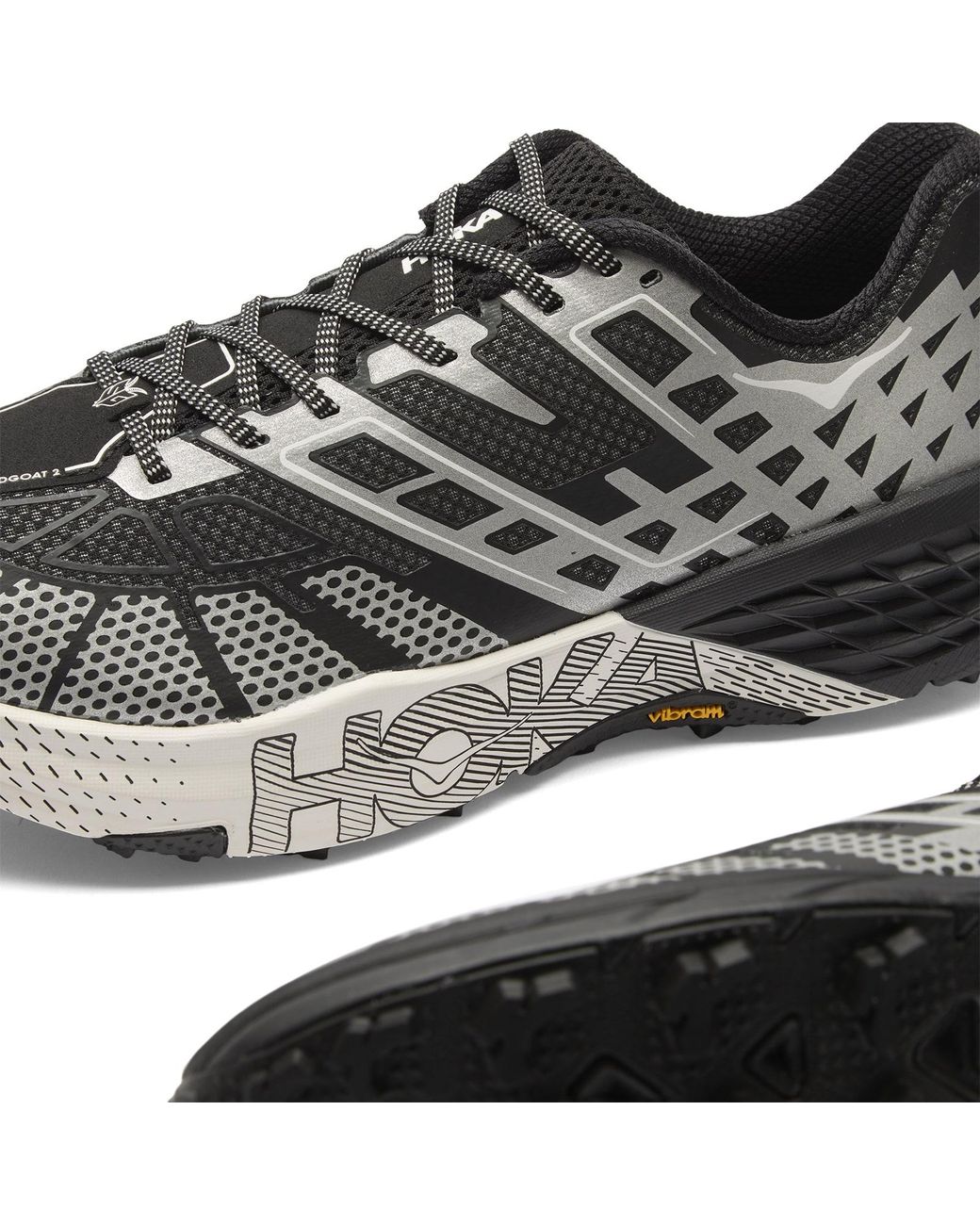 Hoka One One Gray Speedgoat 2 Ts Sneaker for men