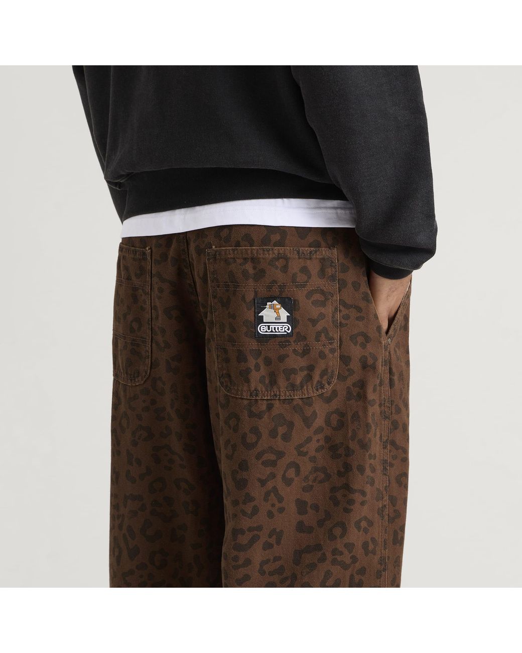 Butter Goods Brown Work Pants for men
