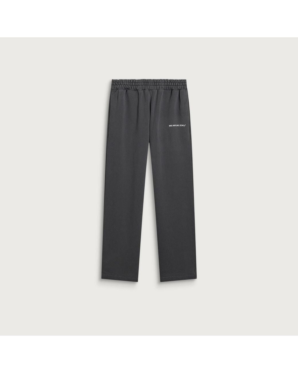 MKI Miyuki-Zoku Gray Uniform Wide Leg Joggers for men
