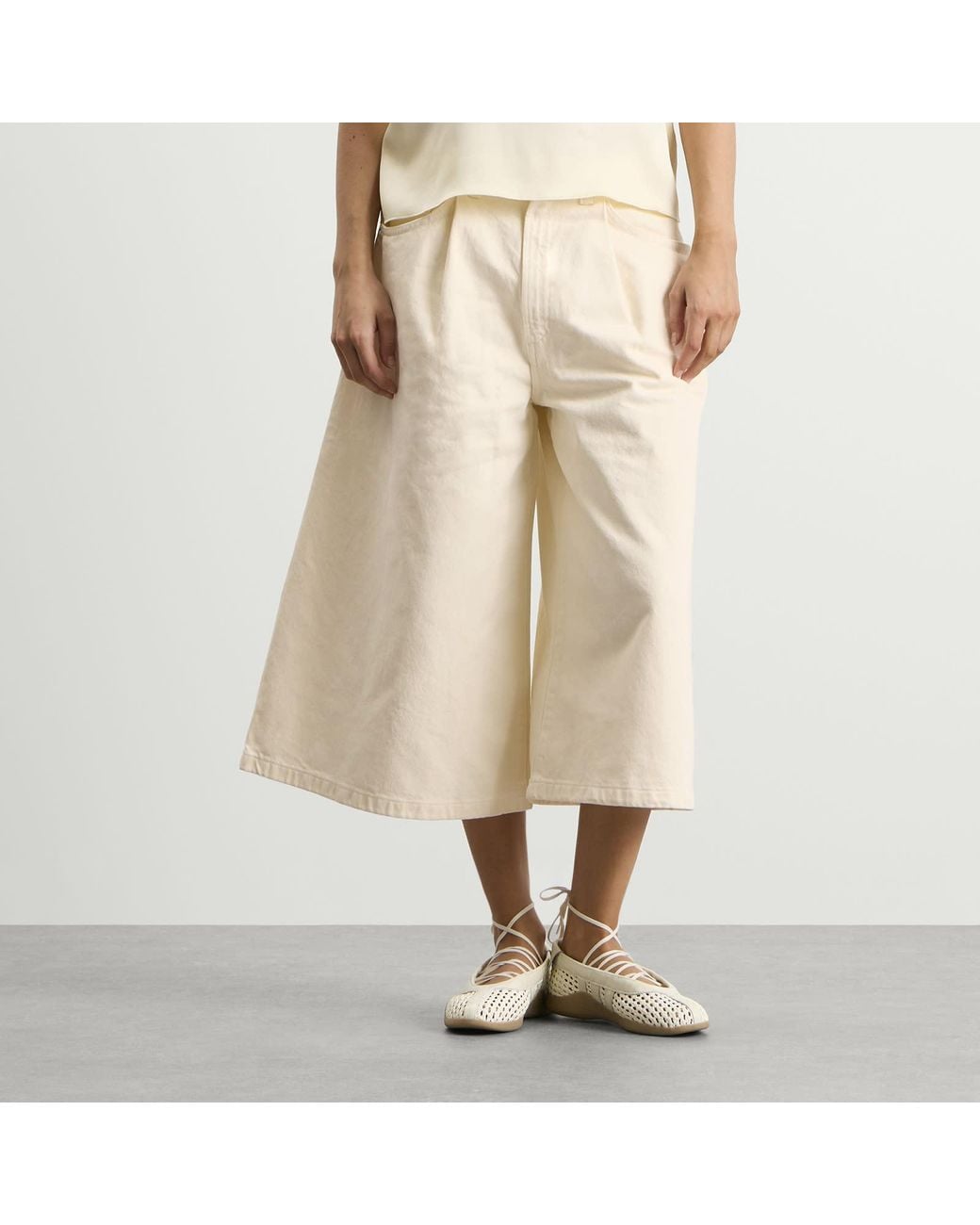 Agolde Natural 80's Gaucho Short