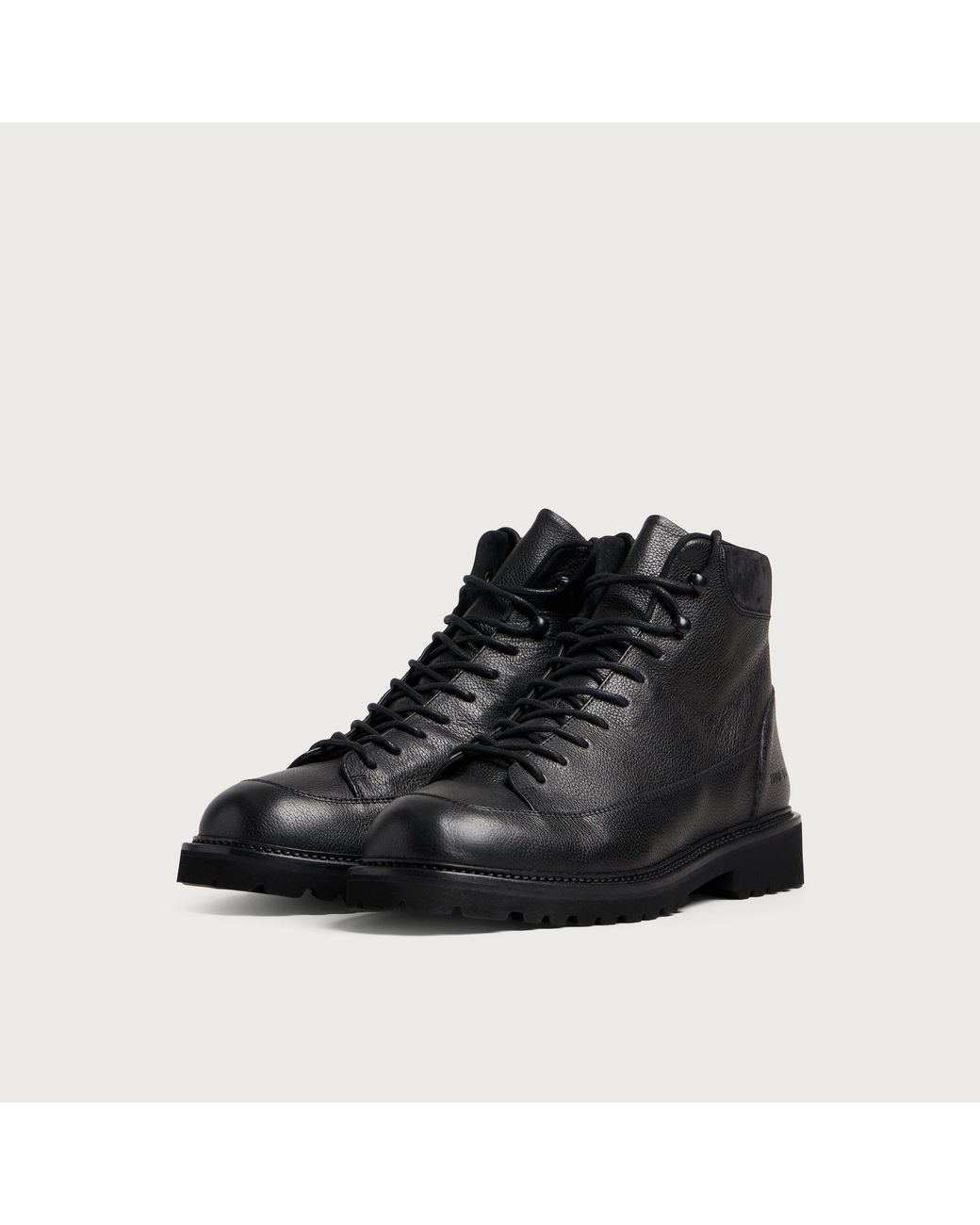 Common Projects Black Leather Hiker Boot for men