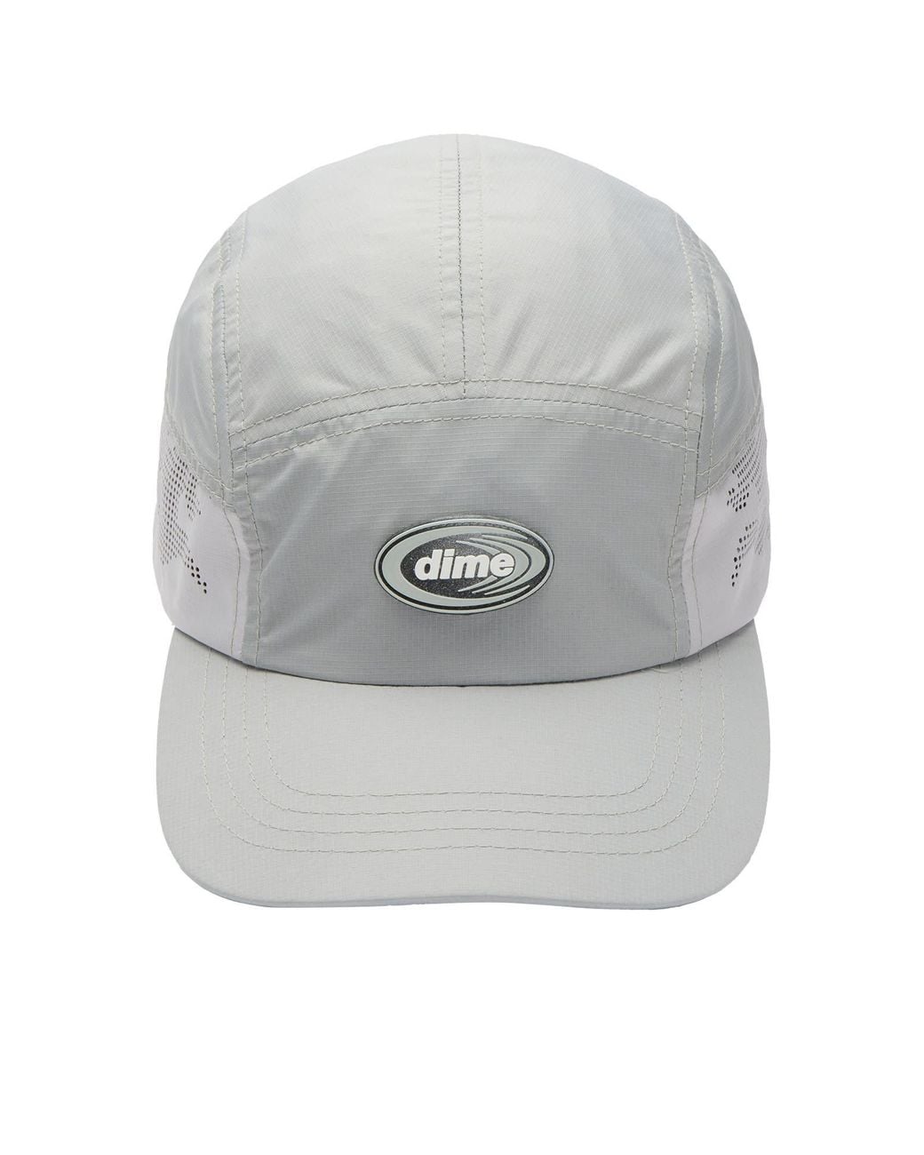 Dime Gray Perforated Tech Cap for men
