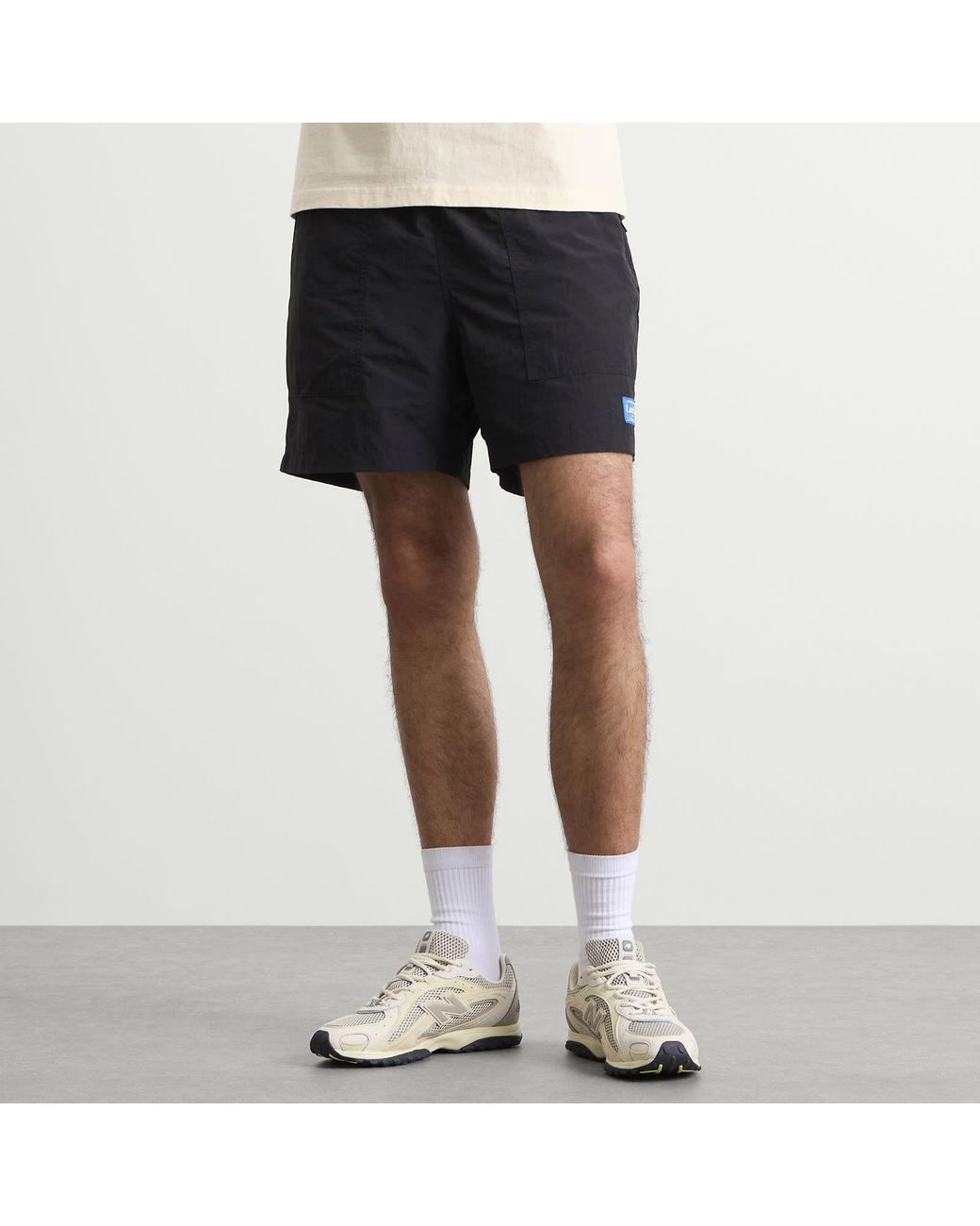 Larriet Black Rec Shorts for men