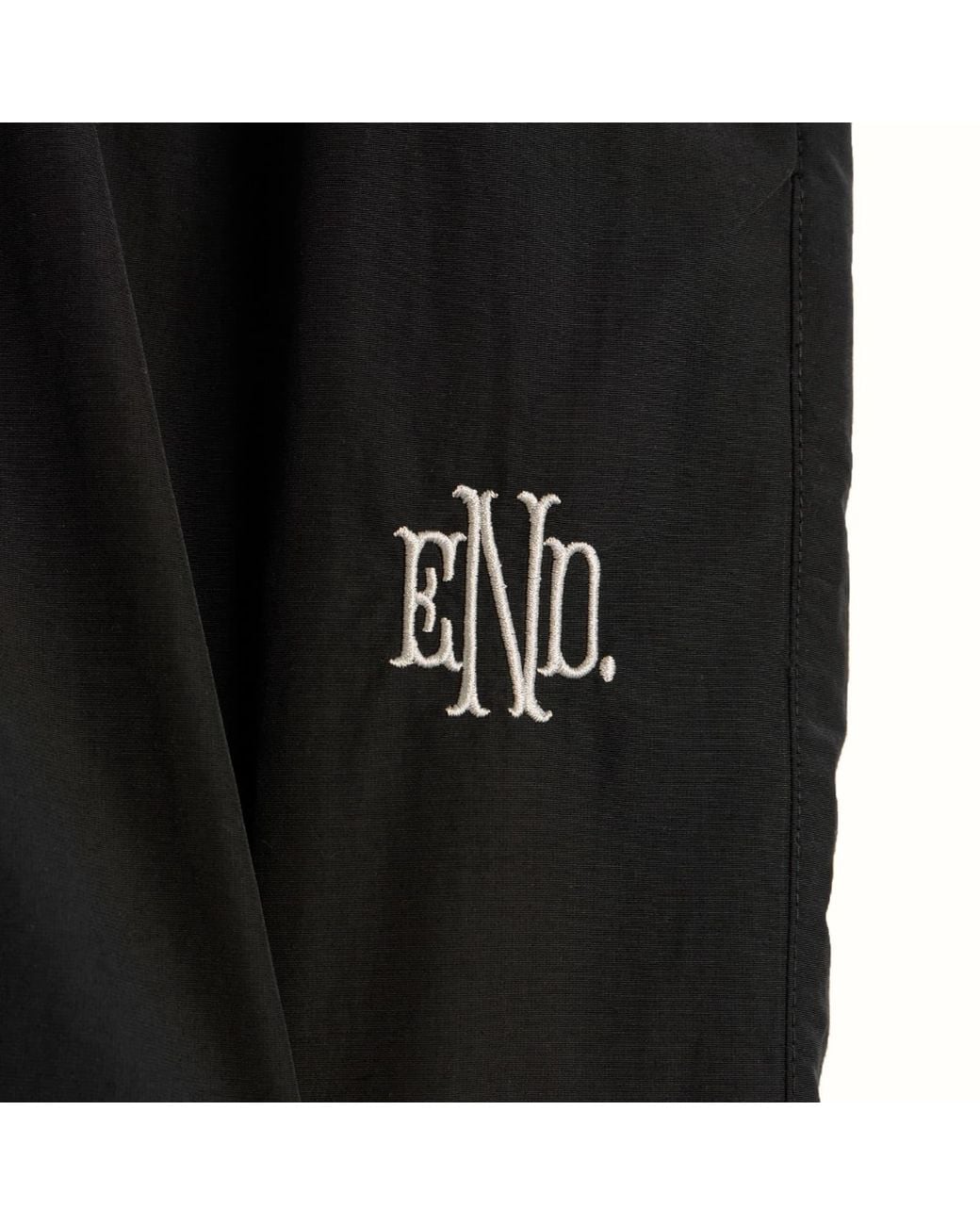 END. Black Flight Drawstring Shorts