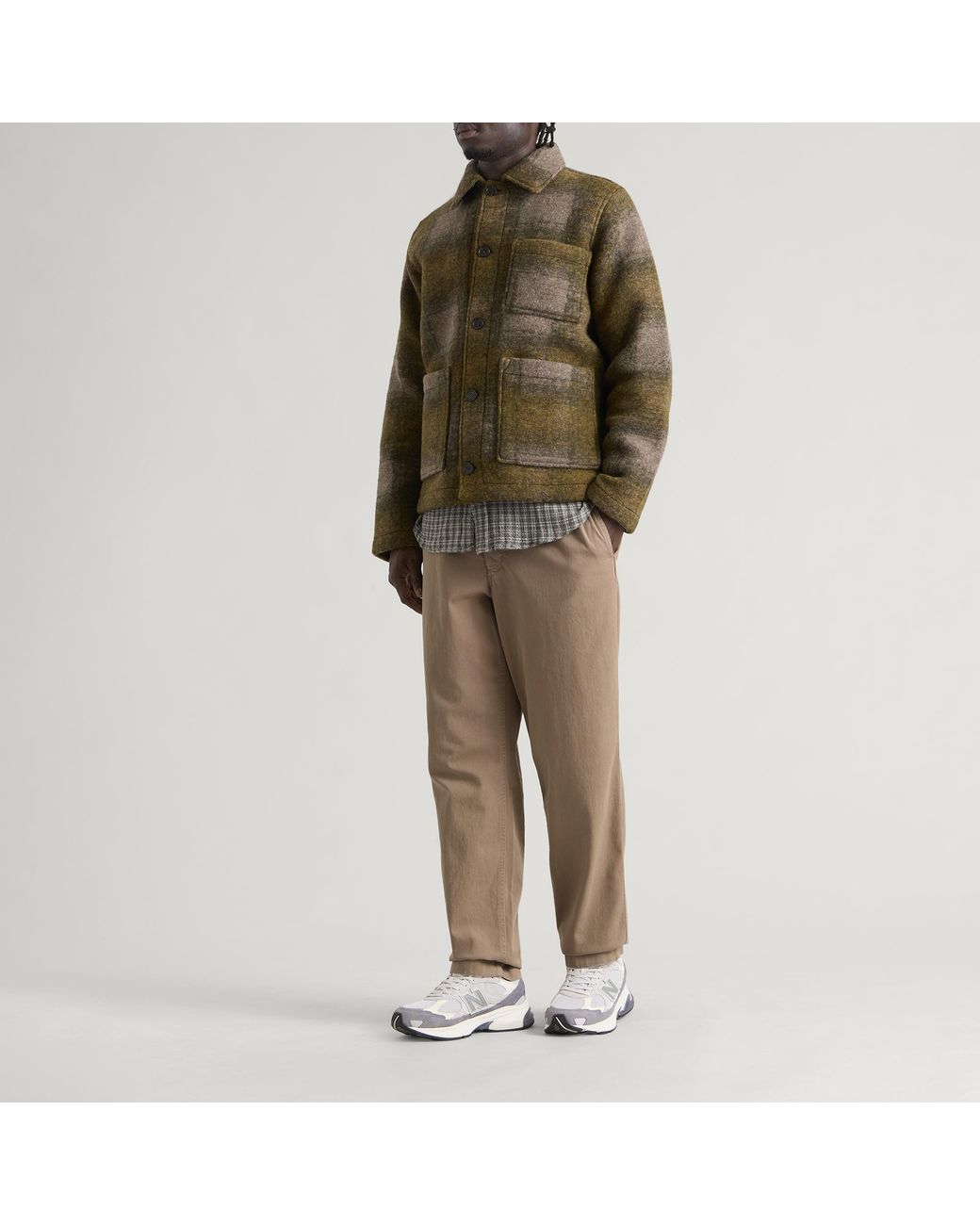 Norse Projects Natural Trysil Regular Organic Stretch Twill Trouser for men