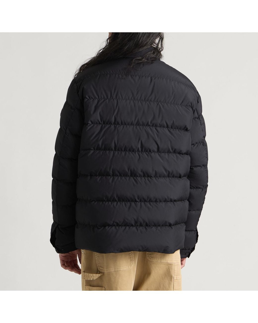 Moncler Blue Malghette Shirt Jacket for men