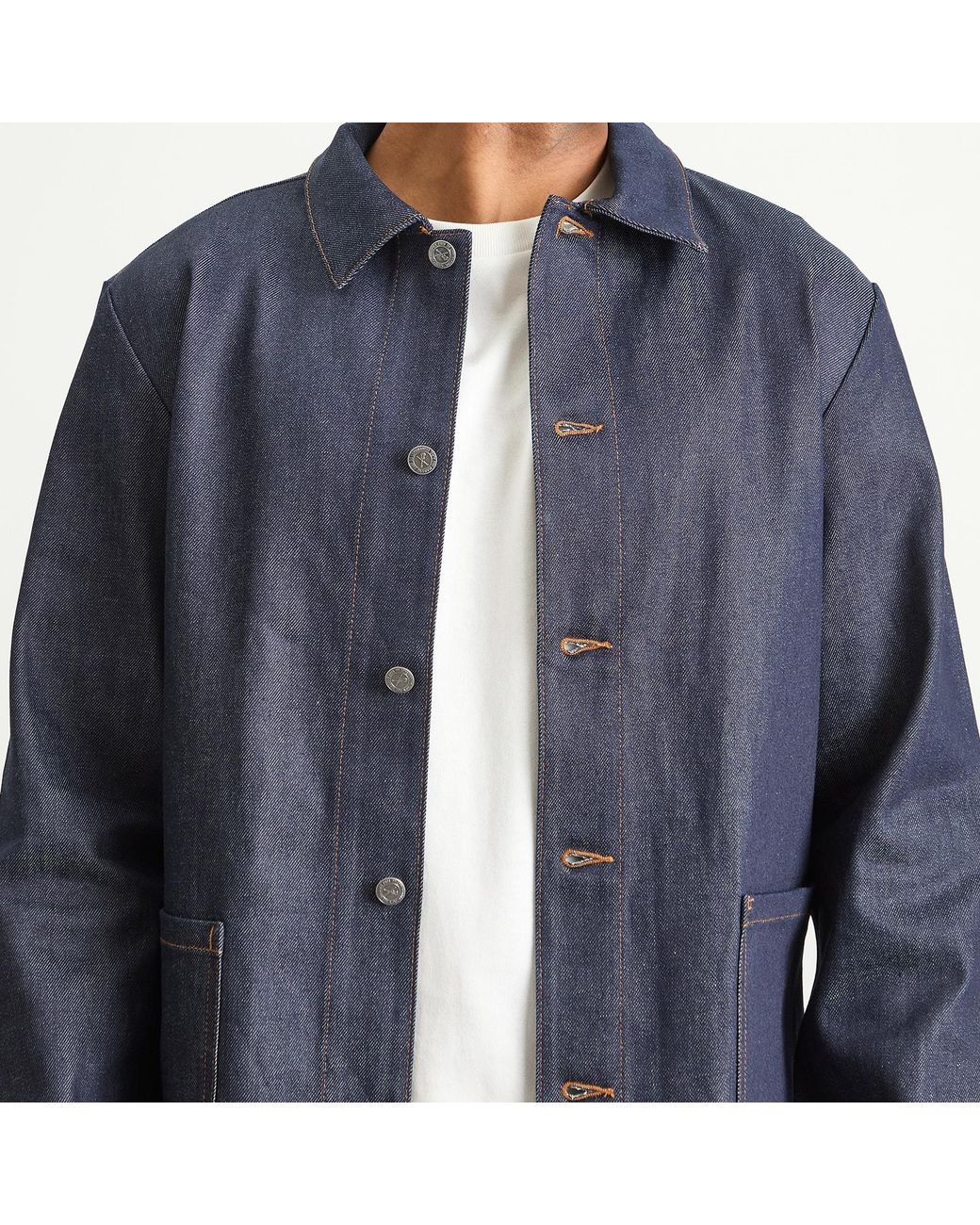 A.P.C. Blue Kerlouan Denim Jacket for men
