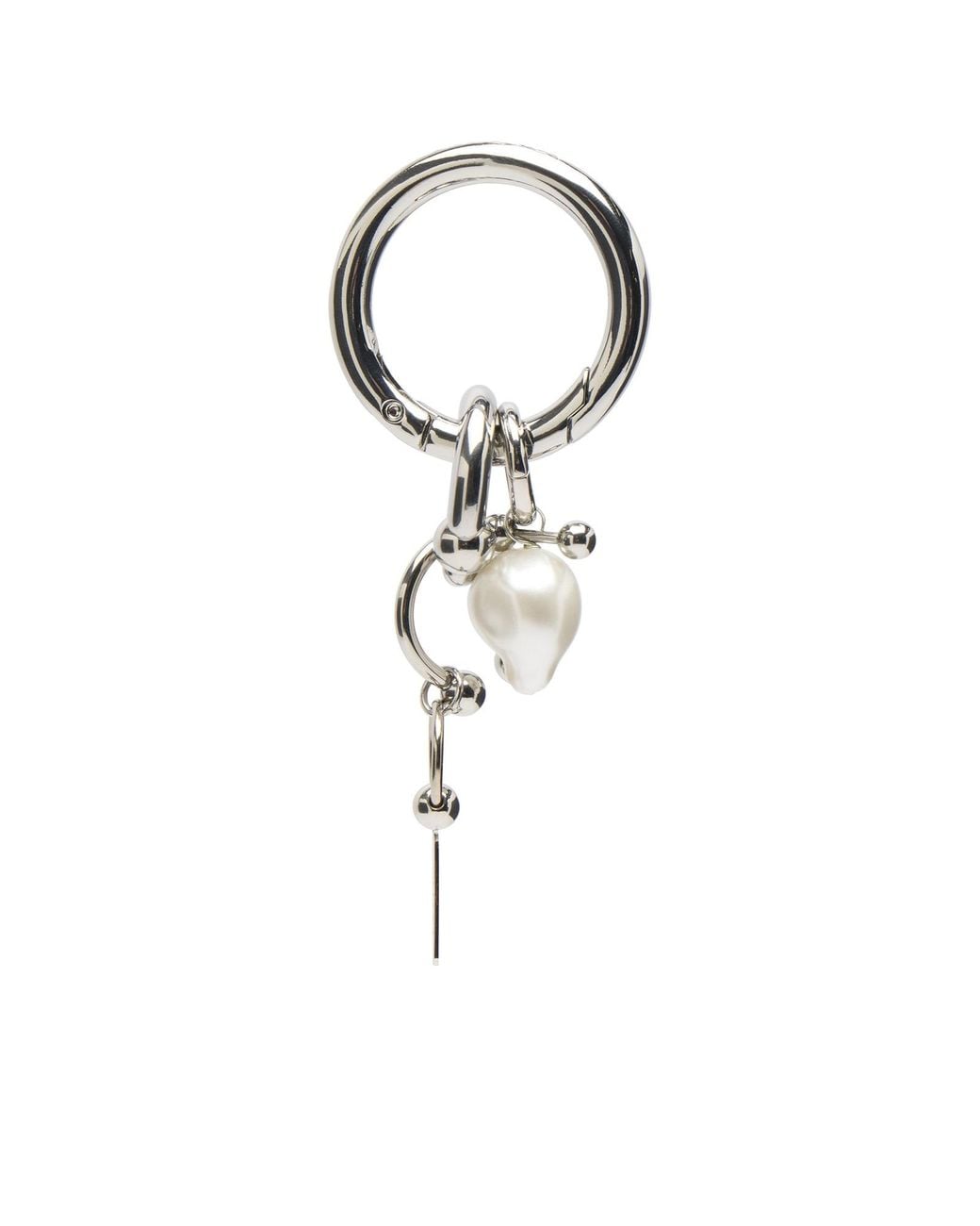Justine Clenquet Metallic Laurie Keychain