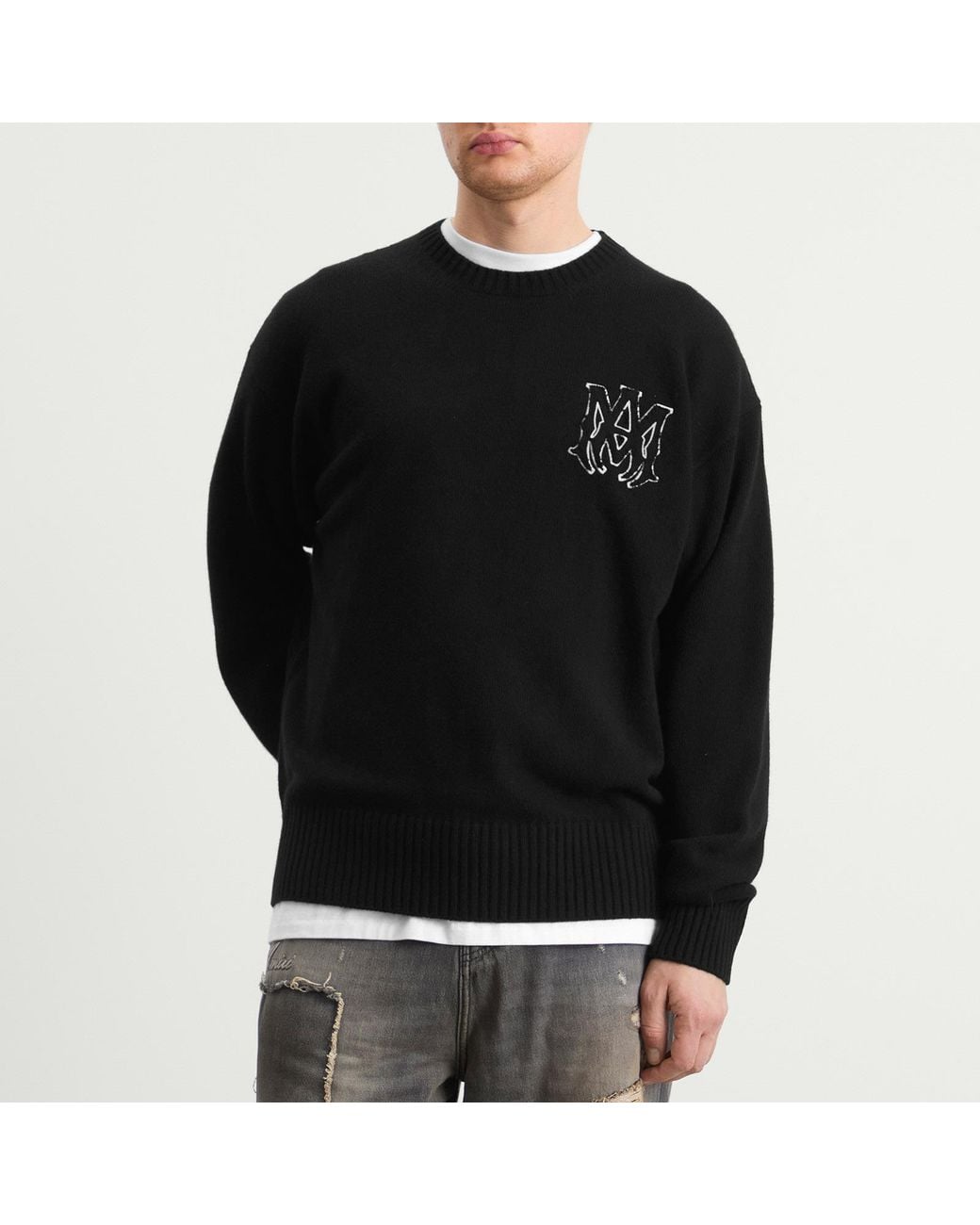 Amiri Black Ma Jumper for men