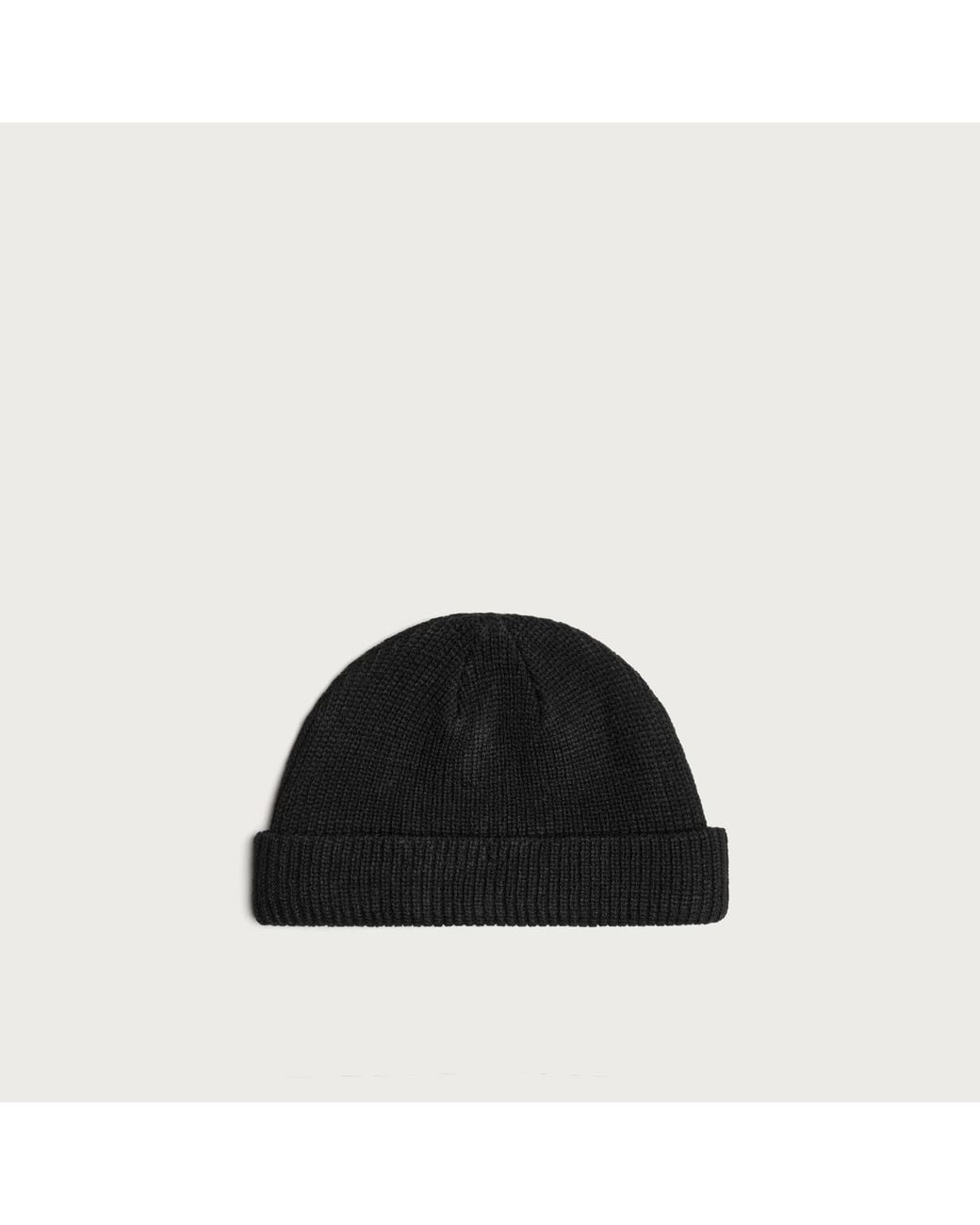 Butter Goods Black Wharfie Beanie for men