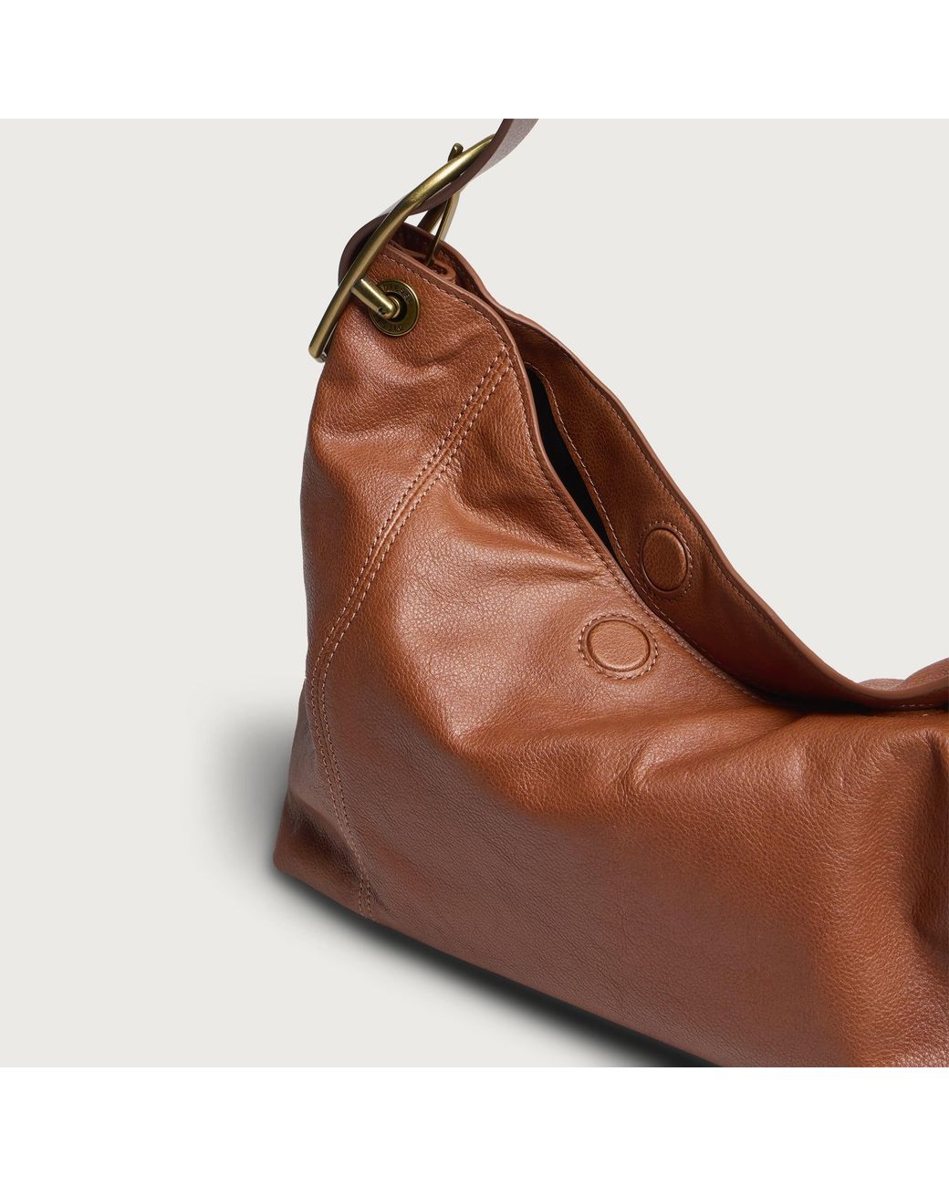 DIESEL Brown D-Line Shoulder Bag
