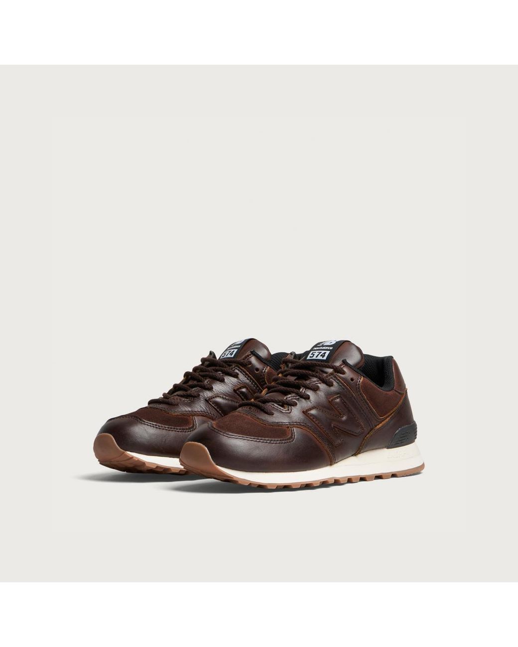 New Balance Brown 574 Sneaker