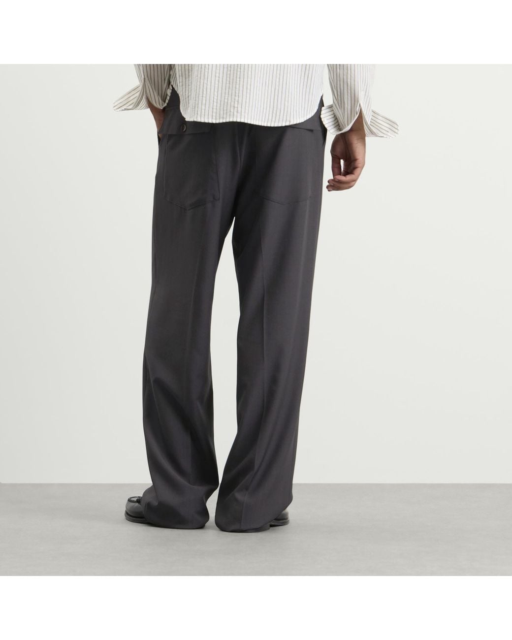 Second/Layer Gray Second Layer Baggy Primo Pant for men
