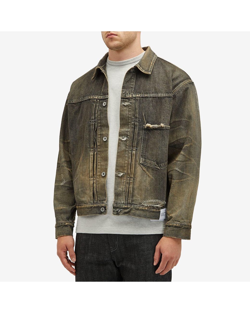 Neighborhood Savage Denim Type-1 Jacket in Green for Men | Lyst Neighborhood Savage Denim Type-1 Jacket in Green for Men | Lyst