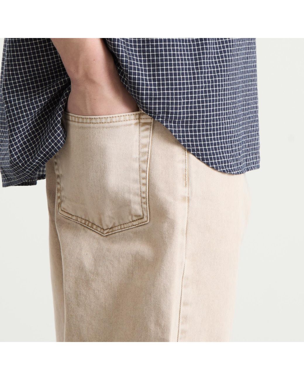 POLAR SKATE Natural 91 Loose Straight Jeans for men