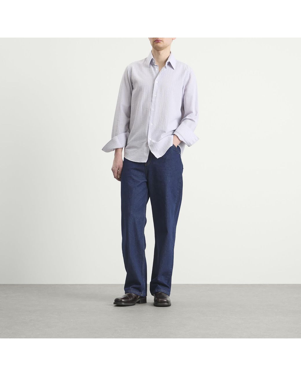 Carter Young White Business Shirt for men