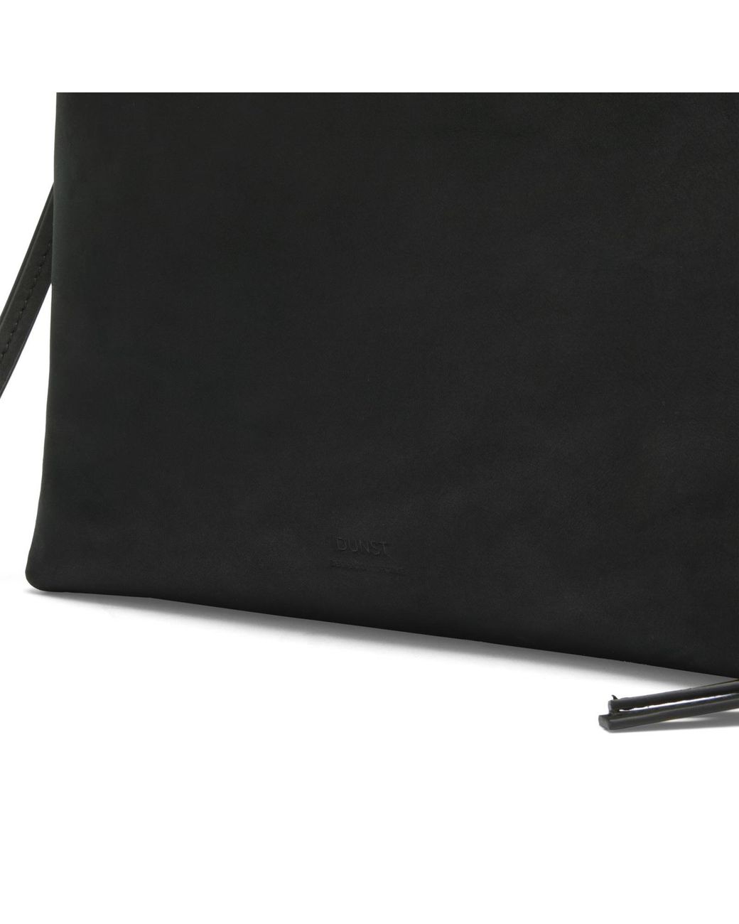 DUNST Black 2 Way Suede Cross Body Bag