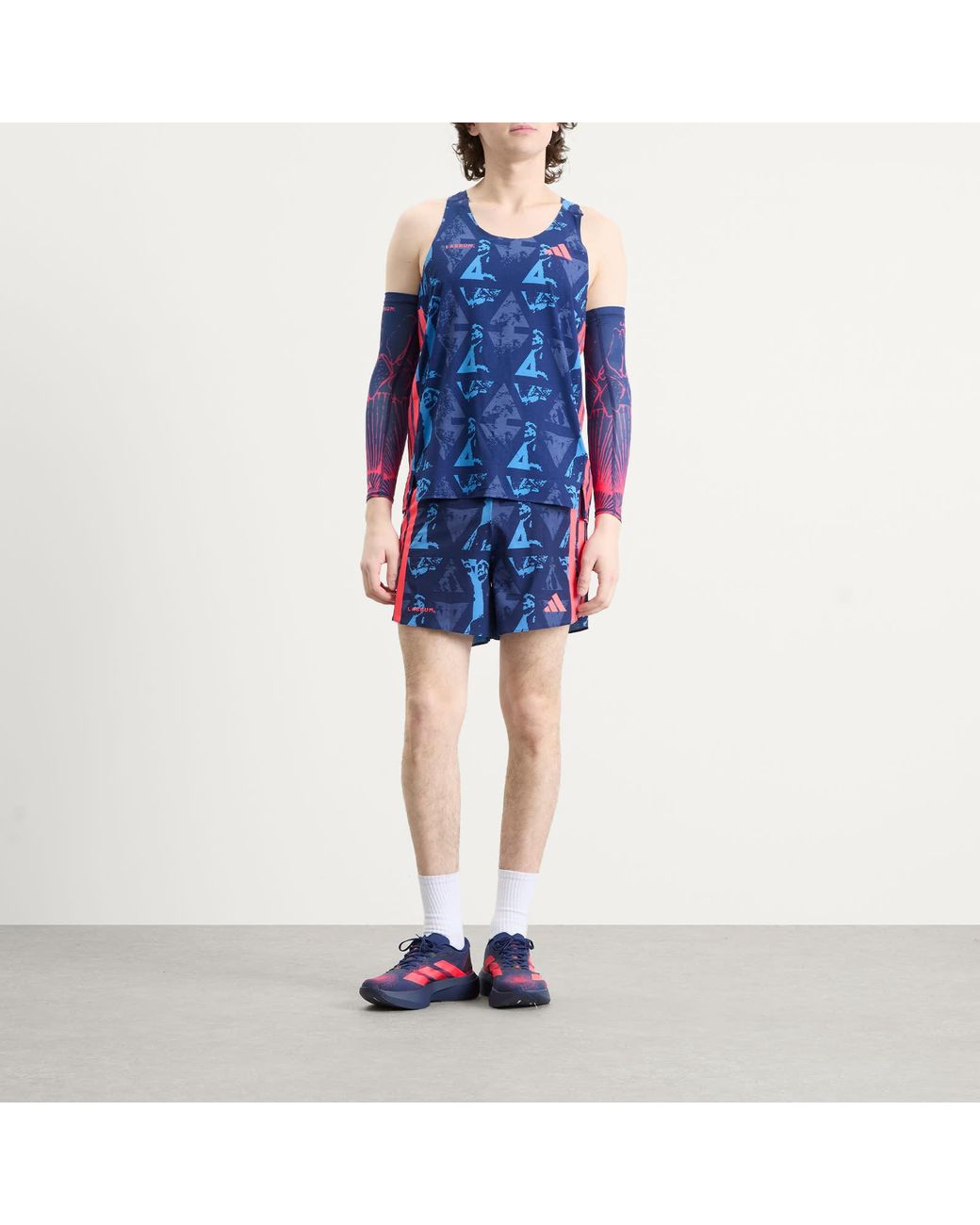 Adidas Blue X Labrum Race Singlet for men